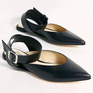 Repetto Black Ankle Strap Flats